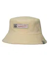 Mitchell & Ness Men's  Cream, Green And1 Game Mesh Bucket Hat In Cream,green