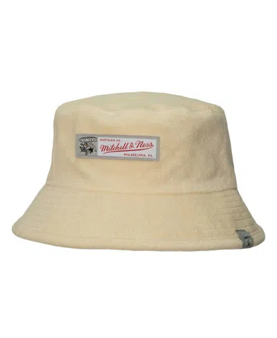 Mitchell & Ness Men's  Cream, Green And1 Game Mesh Bucket Hat In Cream,green