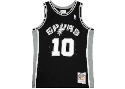 Pre-owned Mitchell & Ness Men's  Dennis Rodman San Antonio Spurs 199394 Swingman Nba Jersey In Black