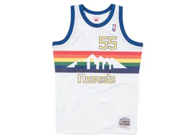 Pre-owned Mitchell & Ness Men's  Denver Nuggets 199192 Dikembe Mutombo Swingman Jersey In White