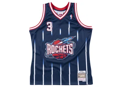 Pre-owned Mitchell & Ness Men's  Houston Rockets 199900 Steve Francis Swingman Jersey In Navy Blue