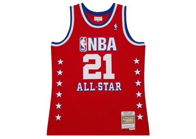 Pre-owned Mitchell & Ness Men's  Kevin Garnett All Star West 200304 Swingman Nba Jersey In Red