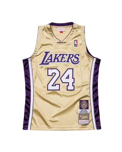 Pre-owned Mitchell & Ness Men's  Kobe Bryant Hof Nba Authentic Jersey In Gold