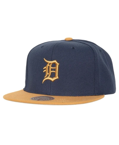 Mitchell & Ness Men's  Navy Detroit Tigers Work It Snapback Hat