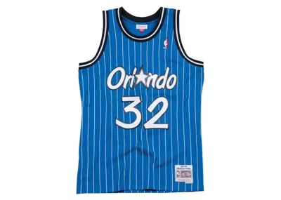 Pre-owned Mitchell & Ness Men's  Orlando Magic Road 199495 Shaquille O'neal Swingman Jersey In Royal
