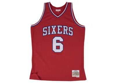 Pre-owned Mitchell & Ness Men's  Philadelphia 76ers 198283 Julius Erving Swingman Jersey In Scarelet Red