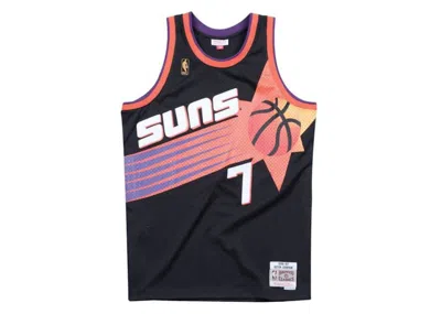 Pre-owned Mitchell & Ness Men's  Phoenix Suns Alternate 199697 Kevin Johnson Swingman Jersey In Black