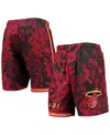 Mitchell & Ness Men's  Red Miami Heat Hardwood Classics Lunar New Year Swingman Shorts In Red