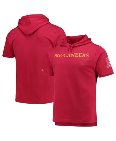 Mitchell & Ness Men's  Red Tampa Bay Buccaneers Game Day Hoodie T-shirt