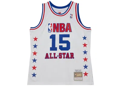Pre-owned Mitchell & Ness Men's  Vince Carter All Star East 200304 Swingman Nba Jersey In White