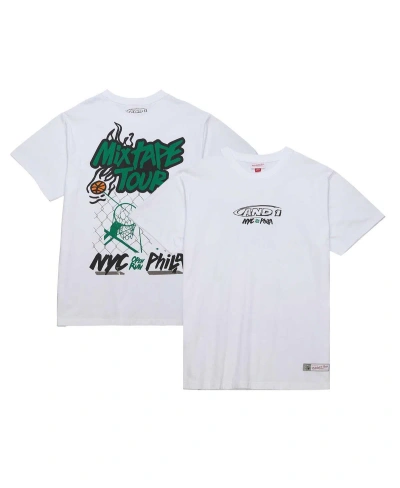 Mitchell & Ness Men's  White And1 Mixtape Tour T-shirt