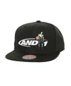 Mitchell & Ness Men's  X And 1 Black 30 Years Snapback Hat In Black