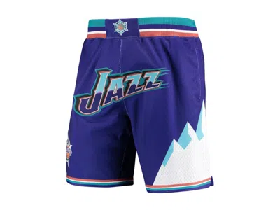 Pre-owned Mitchell & Ness Men's  X Nba Utah Jazz Hardwood Classics 1993 Allstar Weekend Just Don Shorts In Purp