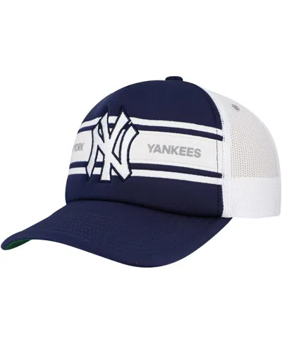 Mitchell & Ness Men's Navy New York Yankees Sideline Trucker Adjustable Hat