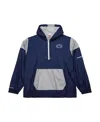 Mitchell & Ness Men's Navy Penn State Nittany Lions Team 3.0 Anorak Half-zip Hoodie Sweatshirt In Navy