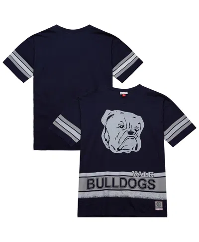 Mitchell & Ness Men's Navy Yale Bulldogs Fashion Oversized T-shirt In Blue