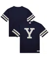 Mitchell & Ness Men's Navy Yale Bulldogs Vintage Logo Heavyweight Yoke T-shirt In Navy