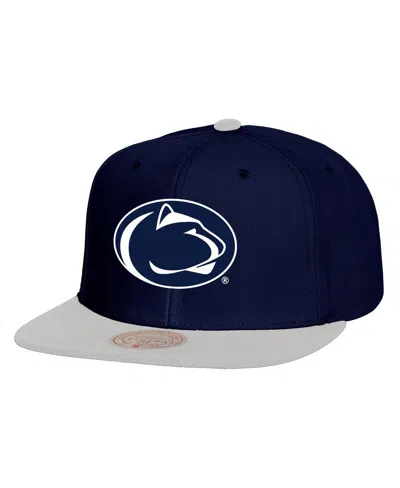 Mitchell & Ness Men's Navy/white Penn State Nittany Lions 2-tone 2.0 Snapback Hat In Navy,white