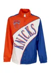 Mitchell & Ness Men's Nba Arched Retro Lined Windbreaker Neykni Multi/white Windbreaker Jacket In Multi/white