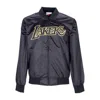 Mitchell & Ness Men's Nba Big Face 4.0 Satin Jacket Hardwood Classics Loslak In Black/original Team Colors