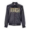Mitchell & Ness Men's Nba Big Face 4.0 Satin Jacket Hardwood Classics Milbuc Black/original Team Colors In Black/original Team Colors