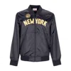 Mitchell & Ness Men's Nba Big Face 4.0 Satin Jacket Hardwood Classics Neykni Black/original Team Colors In Black/original Team Colors
