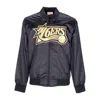 Mitchell & Ness Men's Nba Big Face 4.0 Satin Jacket Hardwood Classics Phi76e Black/original Team Colors In Black/original Team Colors