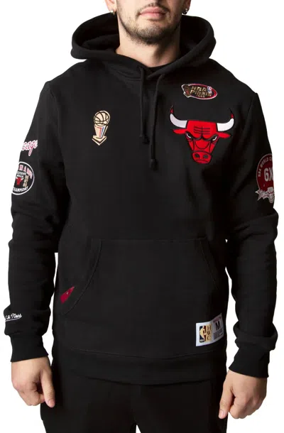 Mitchell & Ness Men's Nba Chicago Bulls Champ City Hoodie In Black