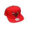 Mitchell & Ness Men's Nba Chicago Bulls Core Basic Snapback Cap In Red In Red