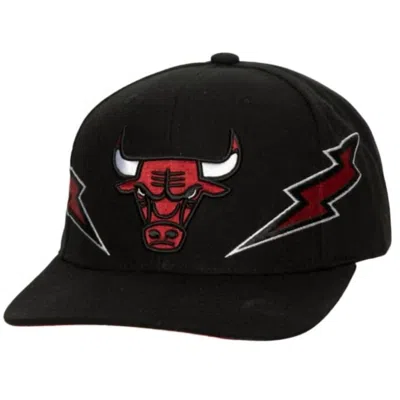 Mitchell & Ness Men's Nba Chicago Bulls Double Trouble Snapback Cap In Black