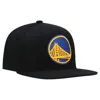 Mitchell & Ness Men's Nba Golden State Warriors Core Basic Snapback Cap In Black/grey In Multi