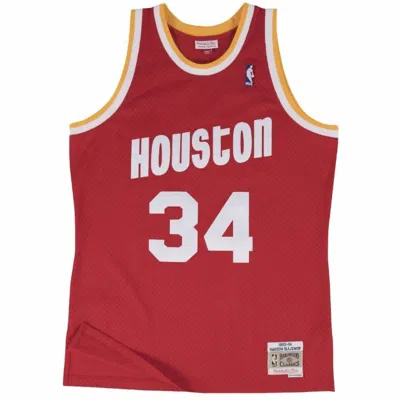 Mitchell & Ness Men's Nba Houston Rockets 93 Swingman Road Jersey In Scarlet In Red