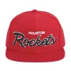 Mitchell & Ness Men's Nba Houston Rockets Script Snapback Cap In Red In Red