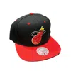 Mitchell & Ness Men's Nba Hwc Miami Heat Lotto Pick Snapback Cap In Black/red In Multi
