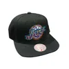 Mitchell & Ness Men's Nba Hwc Utah Jazz Core Basic Snapback In Black In Black