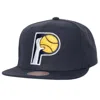 Mitchell & Ness Men's Nba Indiana Pacers Conference Patch Snapback Cap In Navy In Black