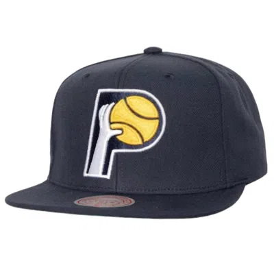 Mitchell & Ness Men's Nba Indiana Pacers Conference Patch Snapback Cap In Navy In Blue