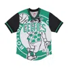 Mitchell & Ness Men's Nba Jumbotron 3.0 Mesh V-neck Jacket Boscel Multi/white In Multi/white