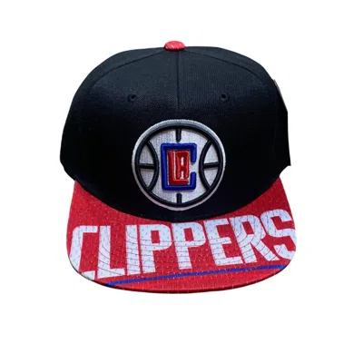 Mitchell & Ness Men's Nba La Clipper Snapshot Snapback Cap In Black/red In Multi