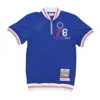 Mitchell & Ness Men's Nba Shooting Shirt 1966 No Player Name Phi76e In Royal Blue