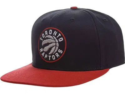 Mitchell & Ness Men's Nba Toronto Raptors Snapshot Snapback Hat In Black/red