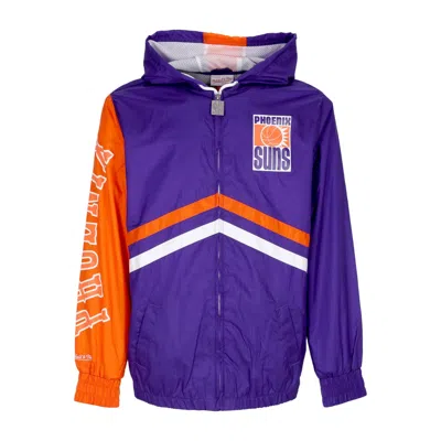 Mitchell & Ness Men's Nba Undeniable Full Zip Windbreaker Hardwood Classics Phosun Windbreaker In Purple