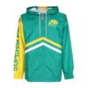 Mitchell & Ness Men's Nba Undeniable Full Zip Windbreaker Hardwood Classics Seasup Windbreaker In Kelly Green