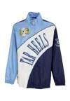Mitchell & Ness Men's Ncaa Arched Retro Lined Windbreaker Unchee Multi/white Windbreaker Jacket In Multi/white
