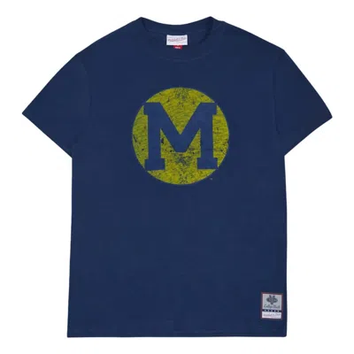 Mitchell & Ness Men's Ncaa Legendary Slub Tee In Navy In Blue