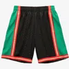 Mitchell & Ness Men's Neapolitan Swingman La Lakers Shorts In Black In Black