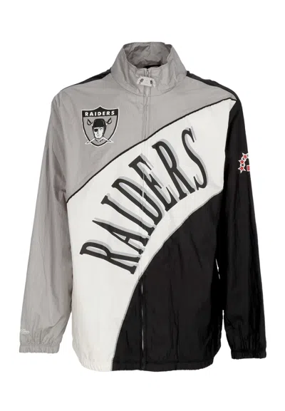 Mitchell & Ness Men's Nfl Arched Retro Lined Windbreaker Oakrai Multi/white