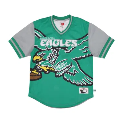 Mitchell & Ness Men's Nfl Jumbotron 3.0 Mesh V-neck Jersey Phieag Multi/white