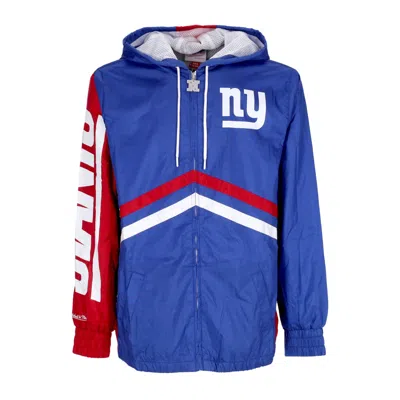 Mitchell & Ness Men's Nfl Undeniable Full Zip Windbreaker Neygia Royal Windbreaker