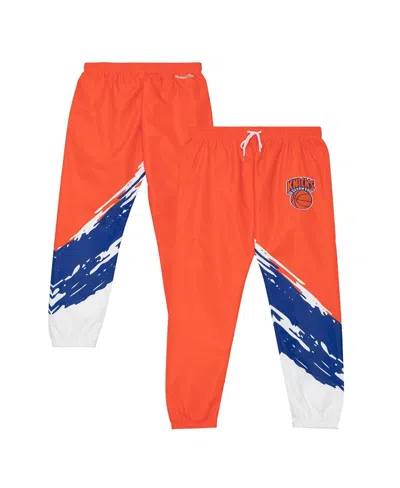 Mitchell & Ness Men's Tracksuit Pants Nba Paintbrush Warm Up Pant Hardwood Classics Neykni In Multi/white